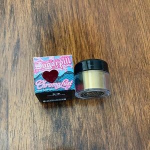 NEW Sugarpill Cosmetics ChromaLust Loose Eyeshadow Sparkly Gold Goldilux NIB